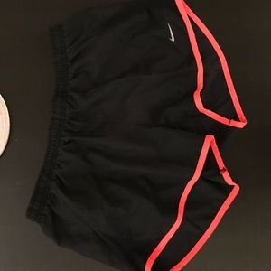 Women’s Nike running shorts in black size M